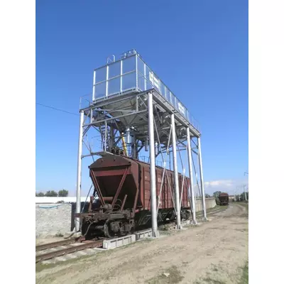 Узел отгрузки зерновых культур на железнодорожном транспорте